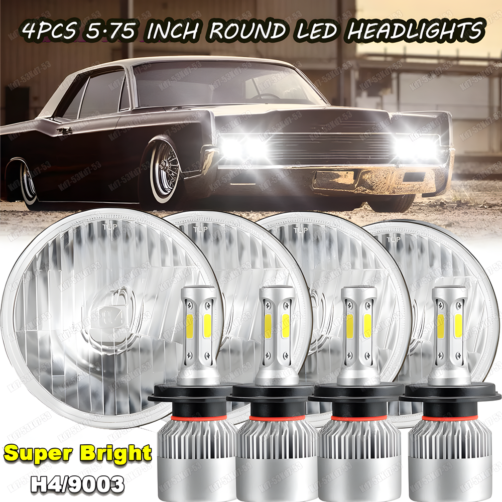 4PCS For Lincoln Continental 1958-1979 5-3/4