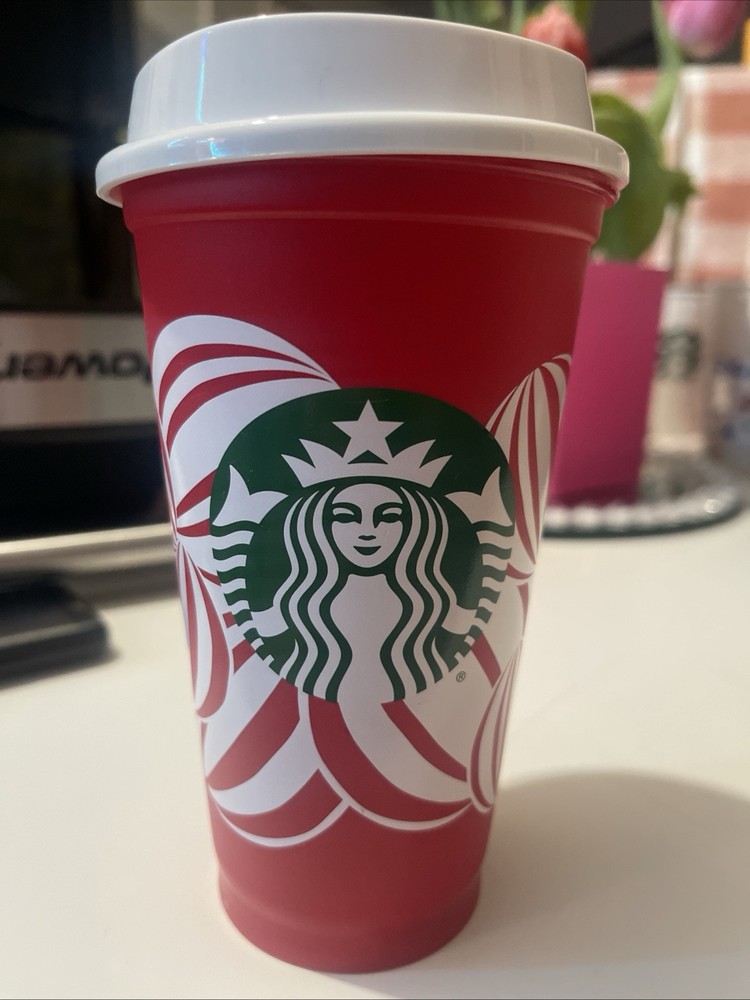 NEW! Starbucks Holiday RED CUP DAY 16 oz Reusable Hot Cup Collectible 2024