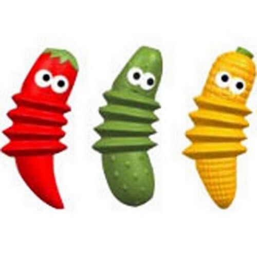 Latex Foods Dog Toy Assorted 1 Count / 8 Inches