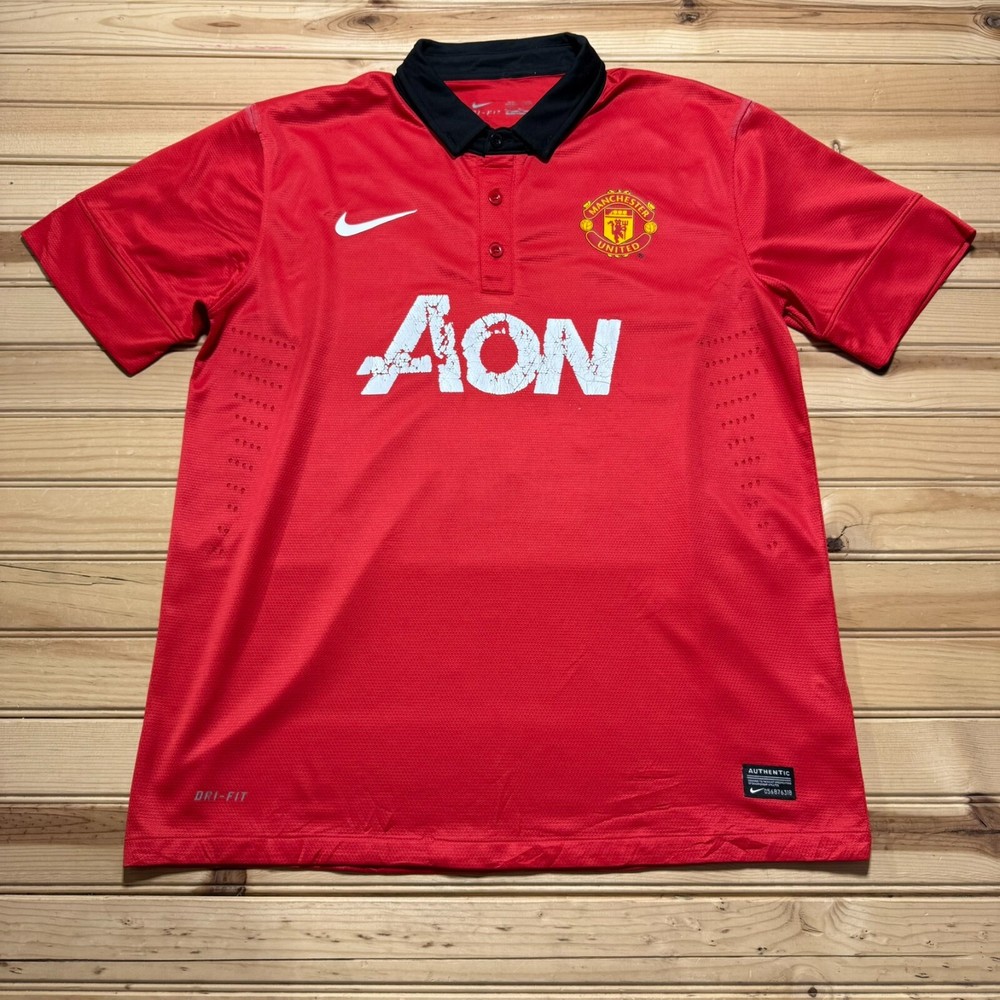Manchester United 2013  2014 Home Football Soccer Shirt Jersey Nike Size