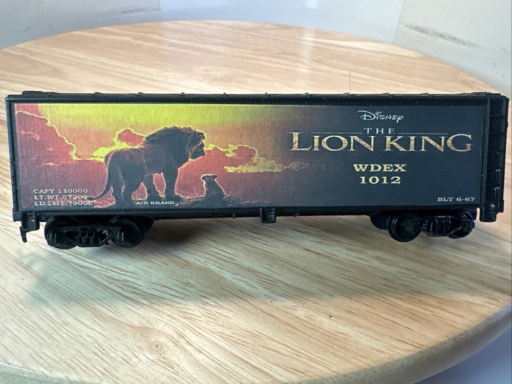 Disney The Lion King Mural Custom Lettering HO Billboard Refer