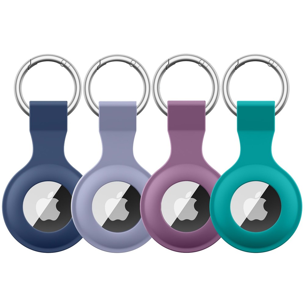 4 Pack Silicone Protective Airtag Case for Apple AirTag Holder