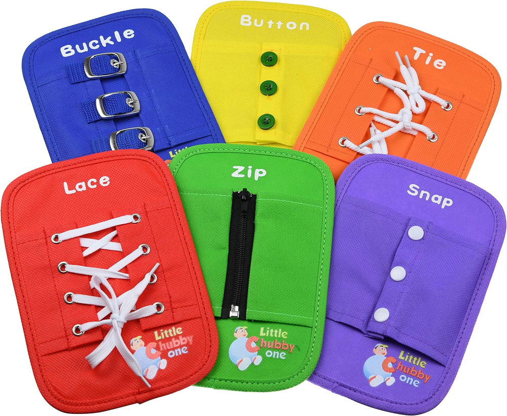 Little Chubby One Busy Board Set - 8X10 Inches Learning Activity Toy for Kids