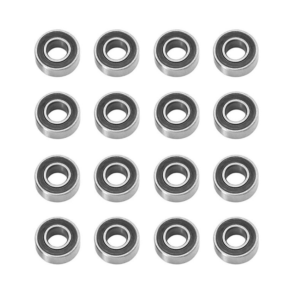 16PCS Metal Ball Bearings Upgrade fit for TAMIYA 1/10 RC Crawler Car 2WDH BBX