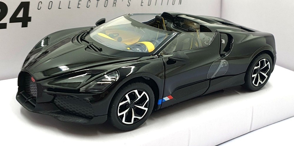 CMJ 1/24 Scale Diecast 124BMBK - Bugatti Mistral - Black