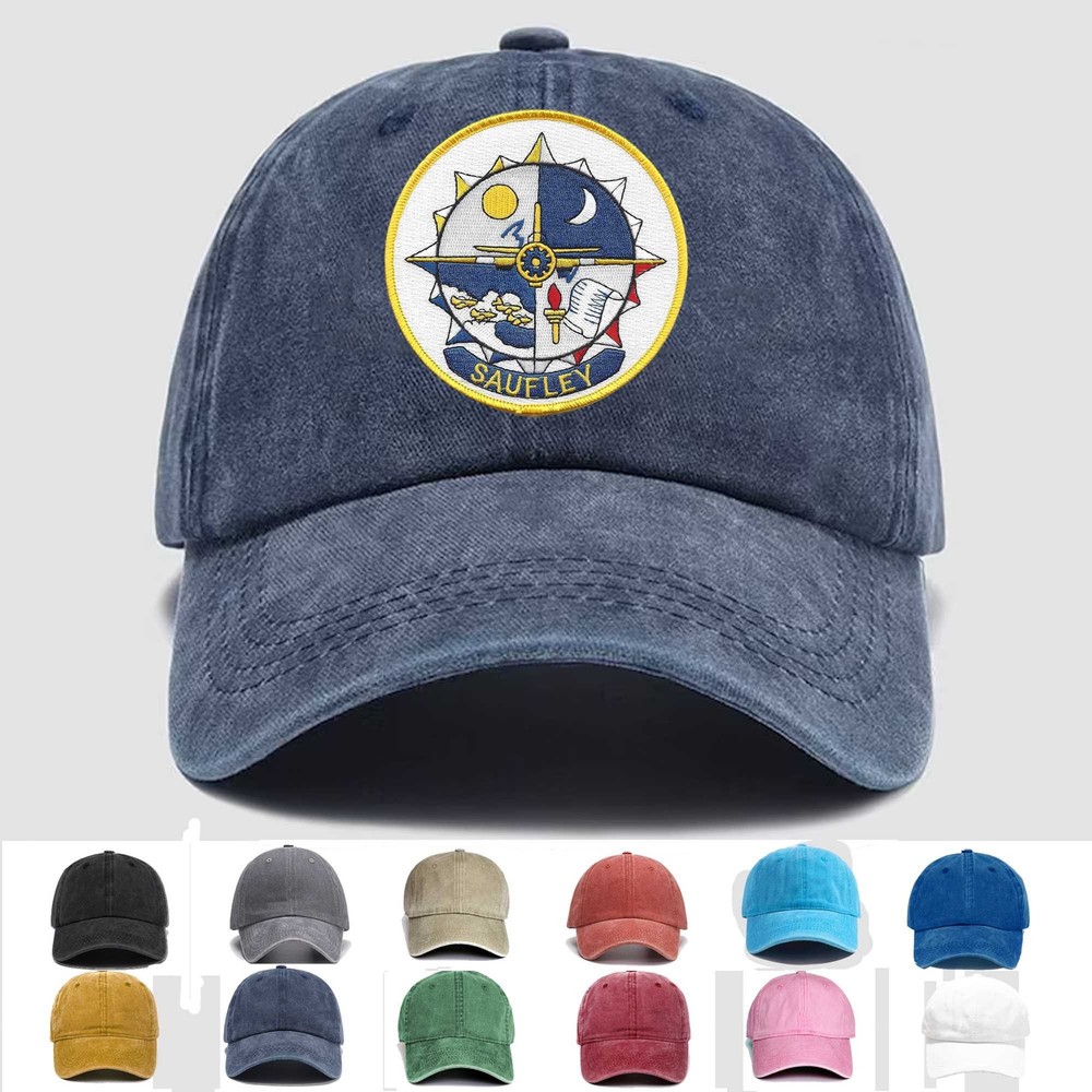 Custom Embroidered Hat Naval Air Station Saufley Pensacola Florida, Veteran Cap