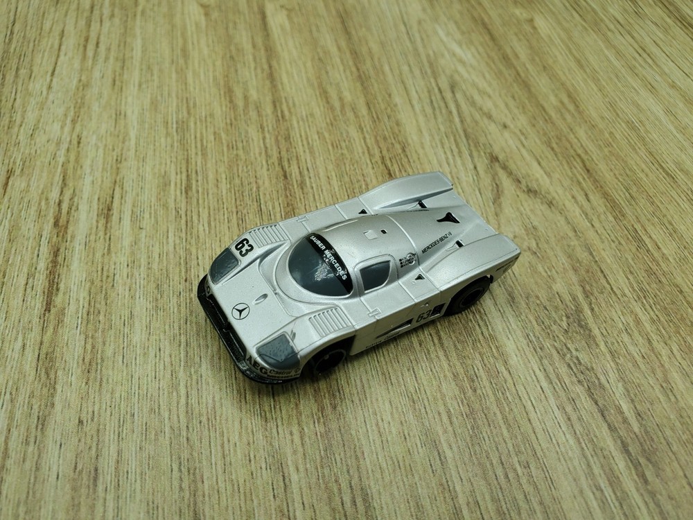 Tomy AFX Sauber Mercedes Benz Silver #63 HO Scale Slot Car Fully Functional