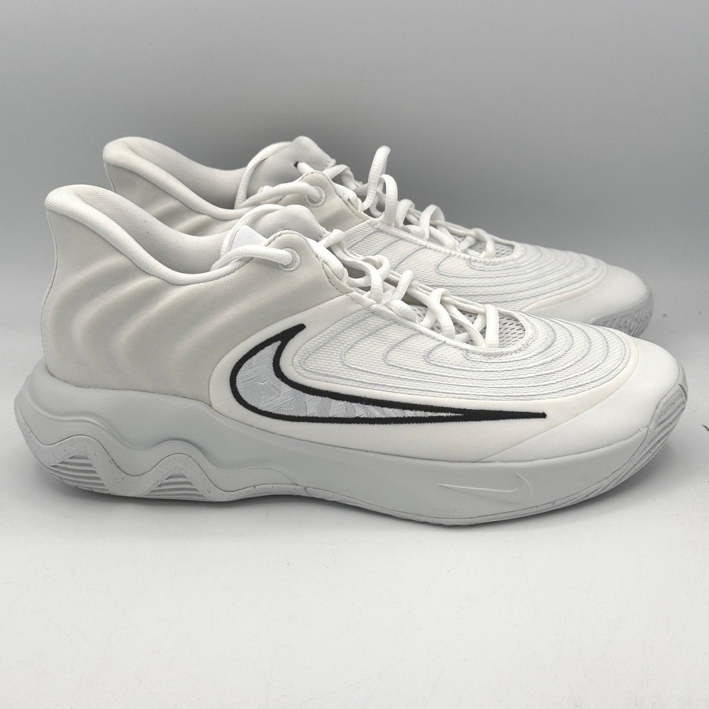 Nike Giannis Immortality 4 Shoes Mens 10 White Platinum Basketball FQ3680-100