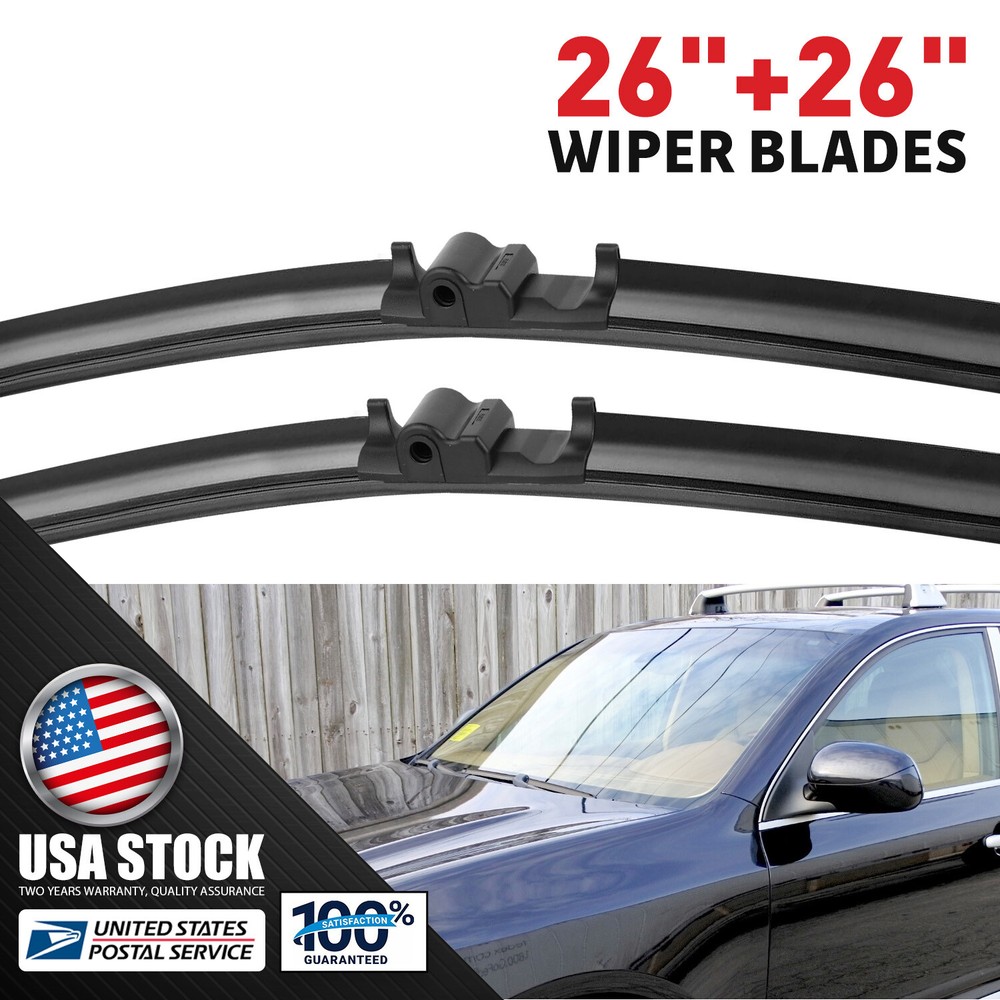 2pcs High quality Front Windshield Left and Right All season Wiper Blades 26
