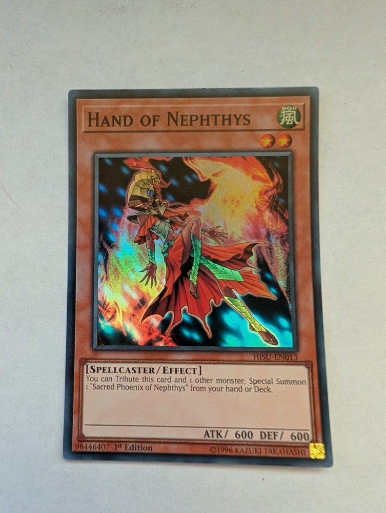 Hand of Nephthys HISU-EN013 1st Edition Hidden Summoners Rare Card