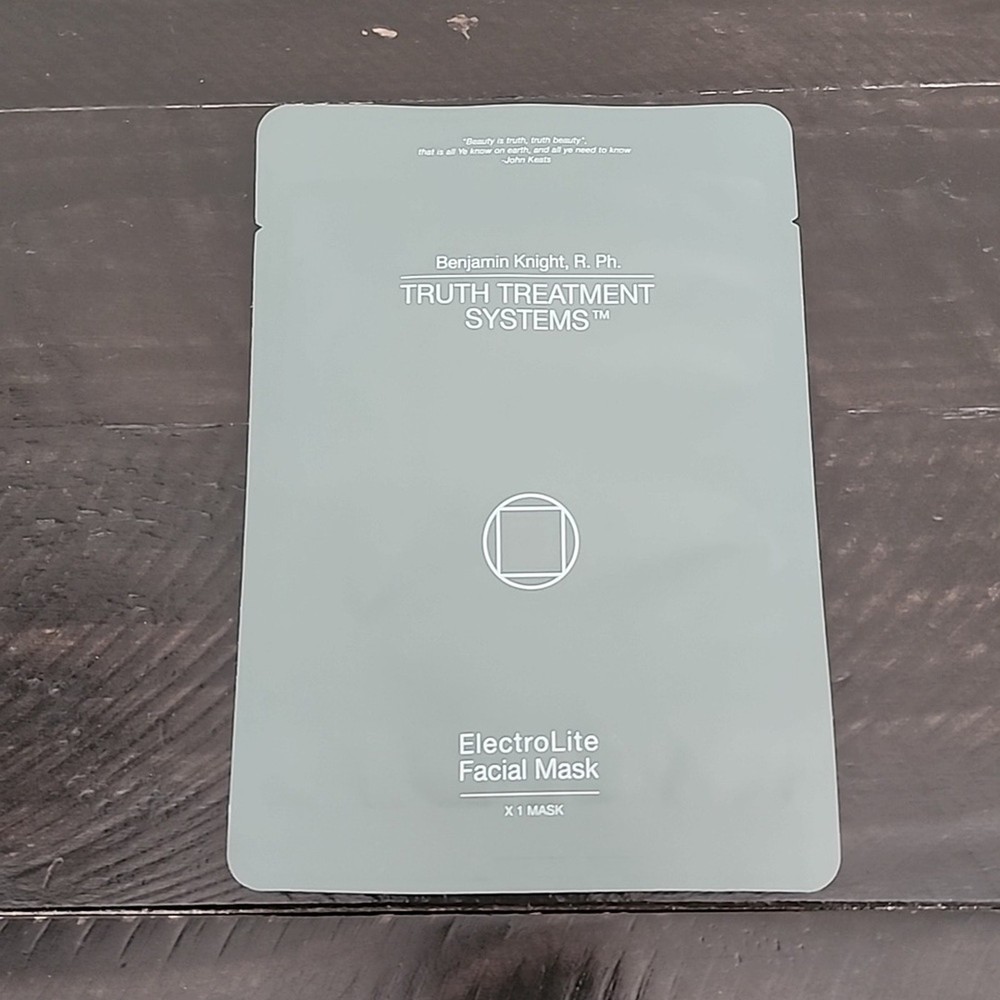 TRUTH TREATMENT SYSTEMS Electrolite Hydrating Facial Mask - 1 Single Use Treatment