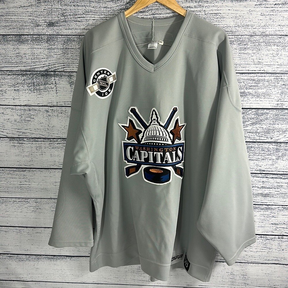 Vintage JOFA CCM Washington Capitals NHL Center Ice Hockey Jersey 58 Unisex