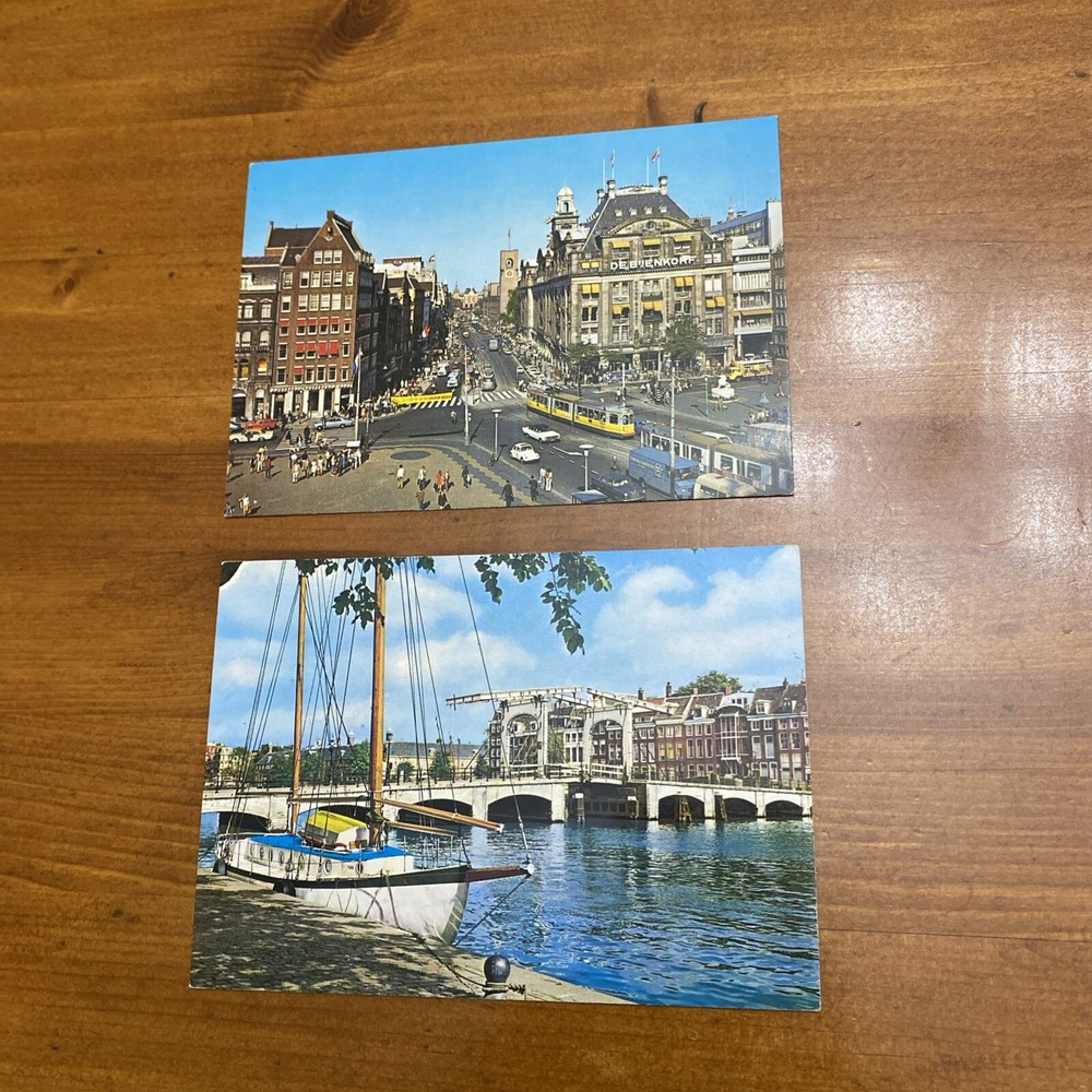 Vintage Amsterdam Postcards Set of 3 or 6