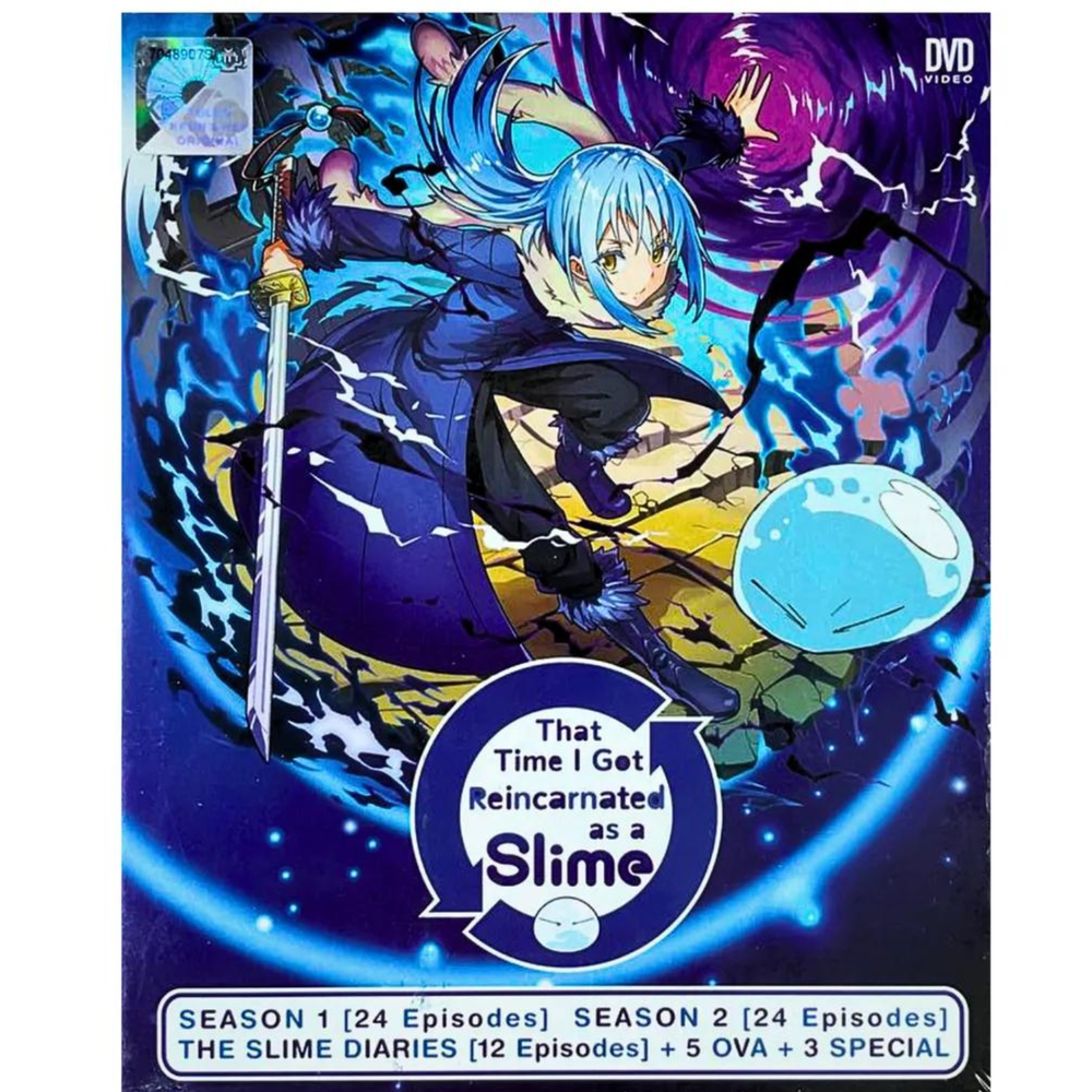 DVD That Time I Got Reincarnated As A Slime Season 1&2 + Diaries + 5 OVA + 3 SP