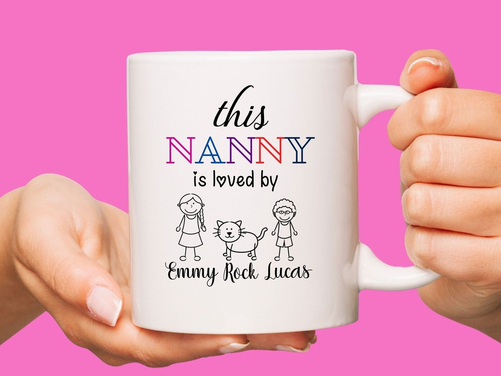 Custom Coffee Mug For Nanny Grandmum Grandma Nan Mothers Day Gift For Grandmum