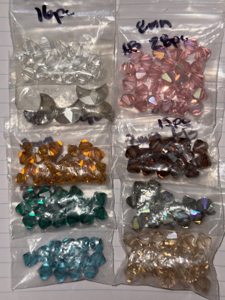 Swarovski Genuine Crystal Beads Bulk Lot for Jewelry Making