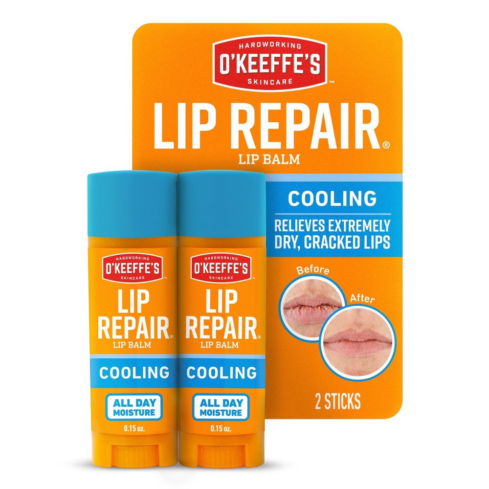 O'Keeffes Cooling Lip Repair Balm for Dry Cracked Lips