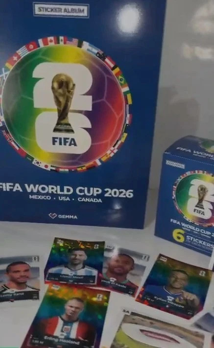 10 BOXES - 2026 BOX FIFA WORLD CUP Gemma Stickers