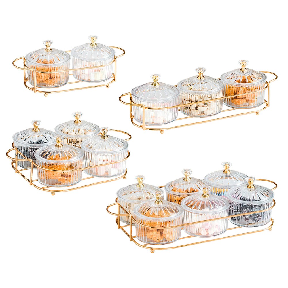 Dried Fruit Container - Snack Serving Tray Set, Dessert Bowls For Parties