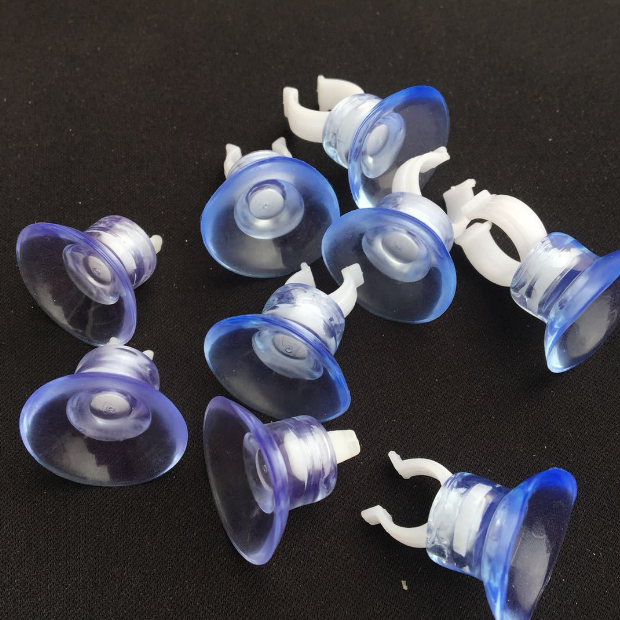 20pcs Aquarium air tube suction cup fish tank hose sucking disc removable