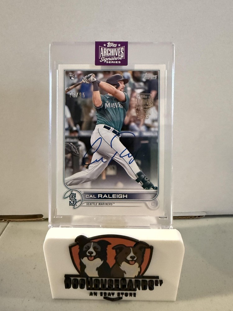 2025 Topps Archives Signature Series Cal Raleigh Auto /95