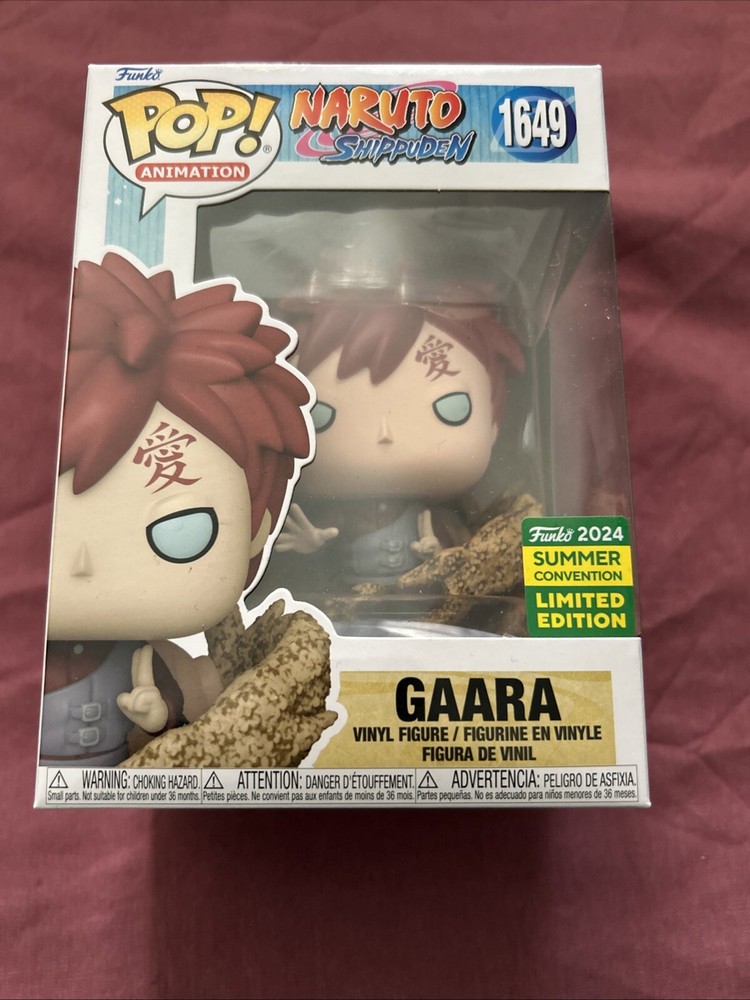SDCC 2024 Exclusive Gaara Naruto Shippuden Funko Pop Limited Edition Priority Shipping