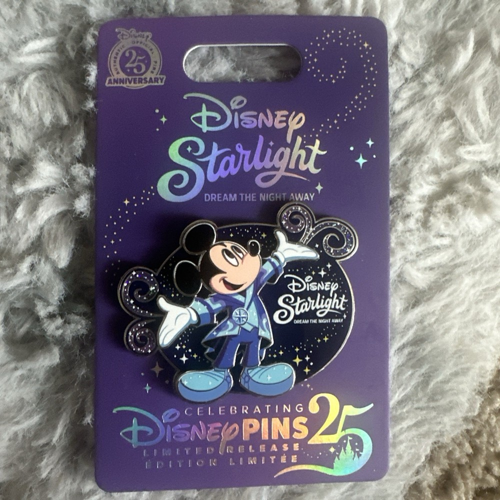 2025 Disney Parks Starlight Parade Mickey Mouse Magic Kingdom LR pin