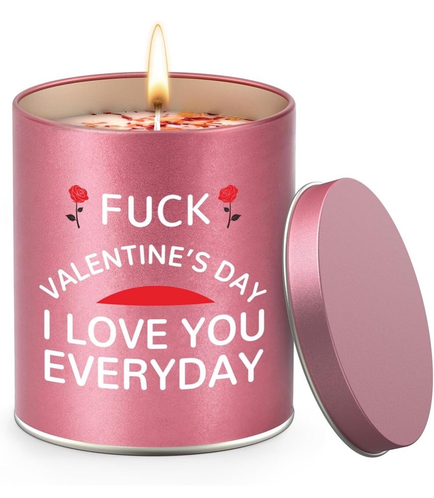 Valentines Day Gift Candles, Wife Romantic Valentine Present For Her I Love You-image