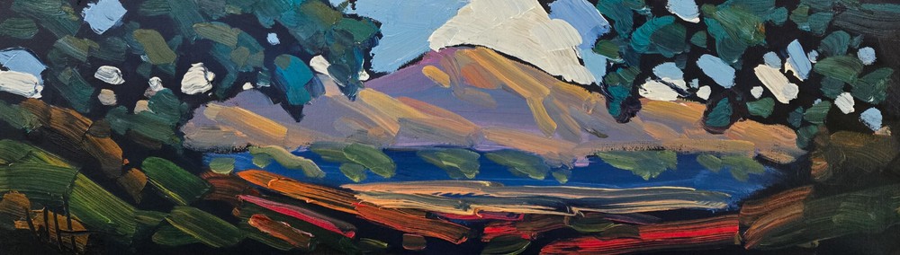 Impressionism Landscape California Craftsman Painting Original Hawkins Oil Art