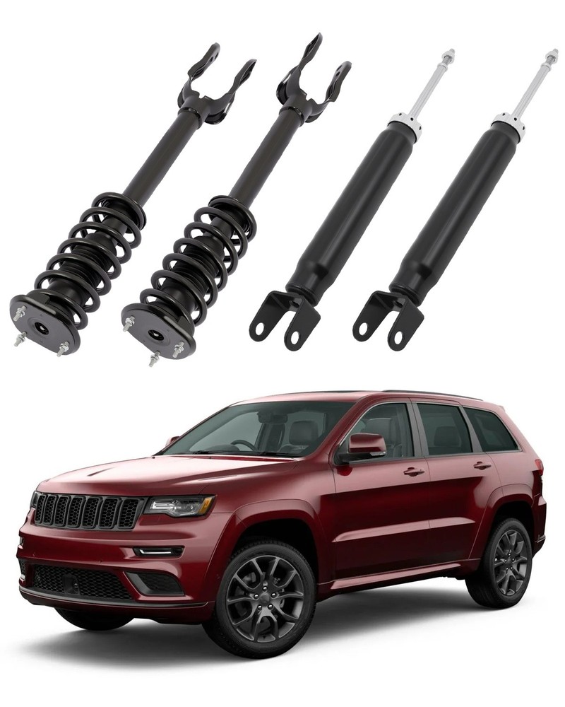 Front Complete Strut Assemblies & Rear Shocks For 2011-2015 Jeep Grand Cherokee
