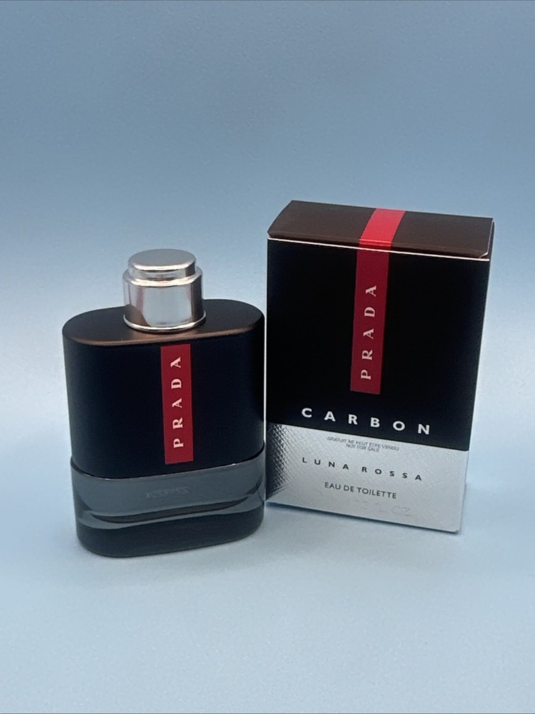 Prada Luna Rossa Carbon for Men 0.3 Oz Eau De Toilette Spray Mini
