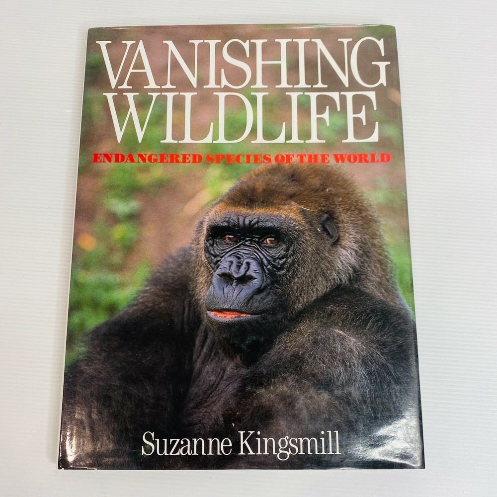Vanishing Wildlife Large Illustarted Book Suzanne Kingsmill Photographs Animals