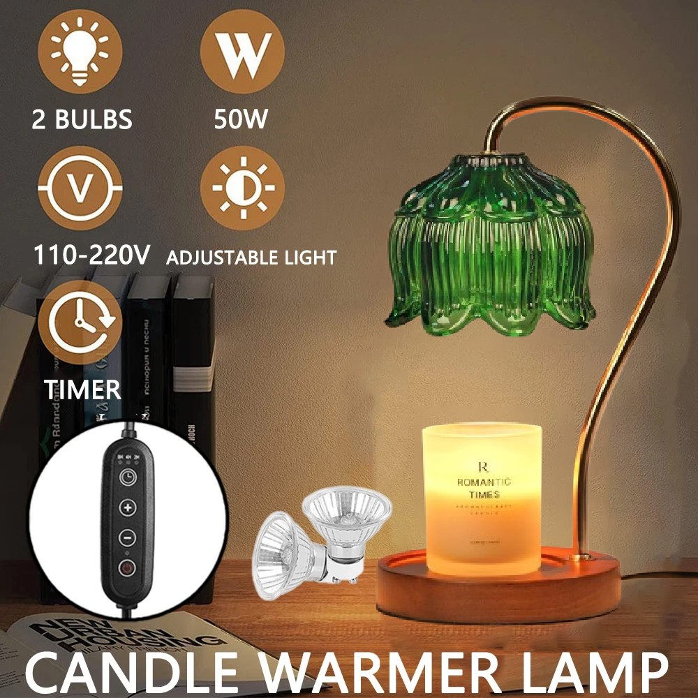 Candle Warmer Lamp with Timer Dimmable Christmas Gifts for Women Mom, House Warm