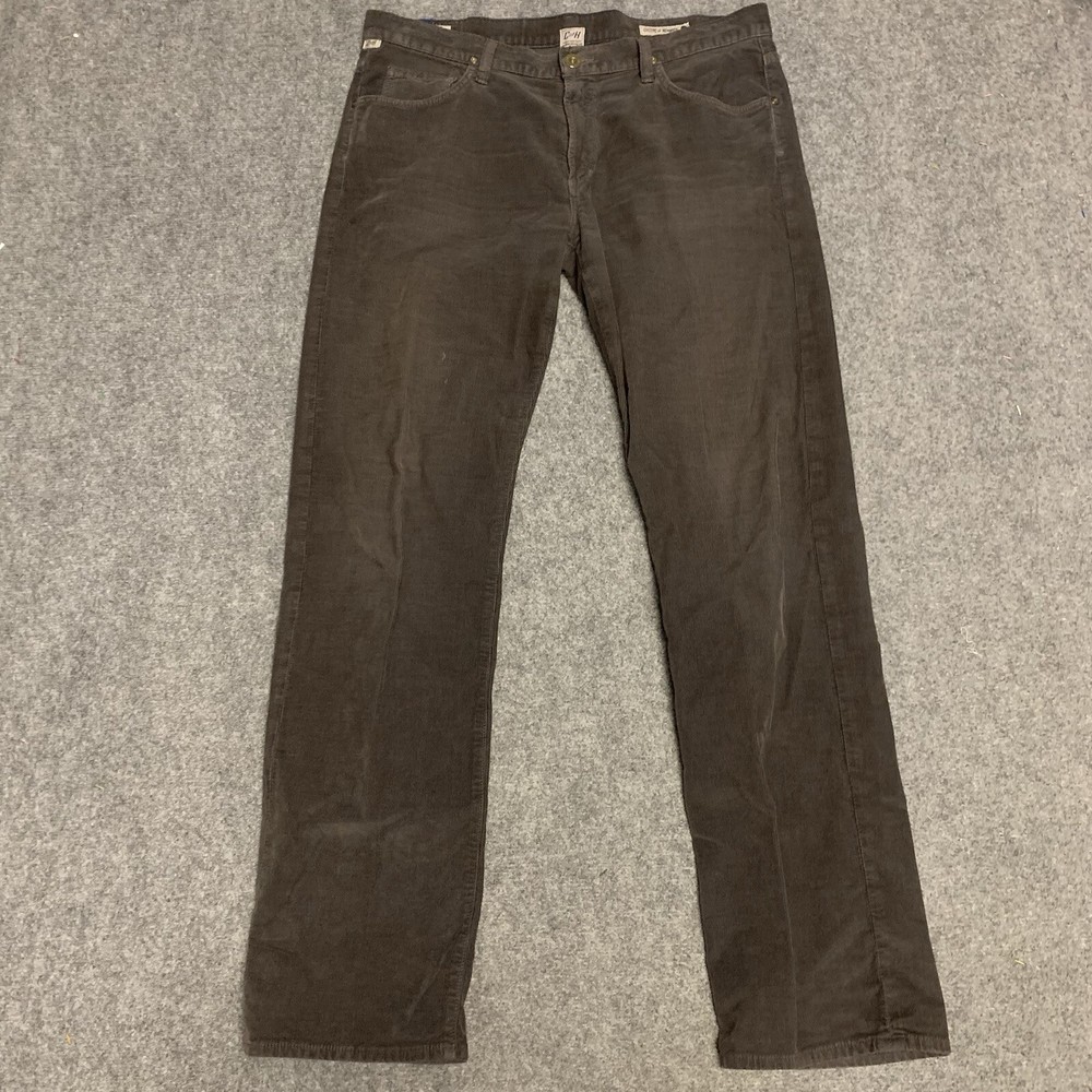 Citizens of Humanity Sid Men’s 36 Straight Stretch Brown Corduroy Jeans USA Made