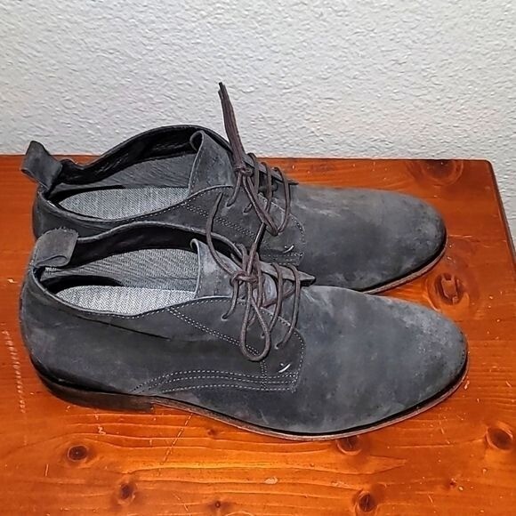 Wolverine Mens Hensel Gray Suede Chills Casual Dress Boots Size 12