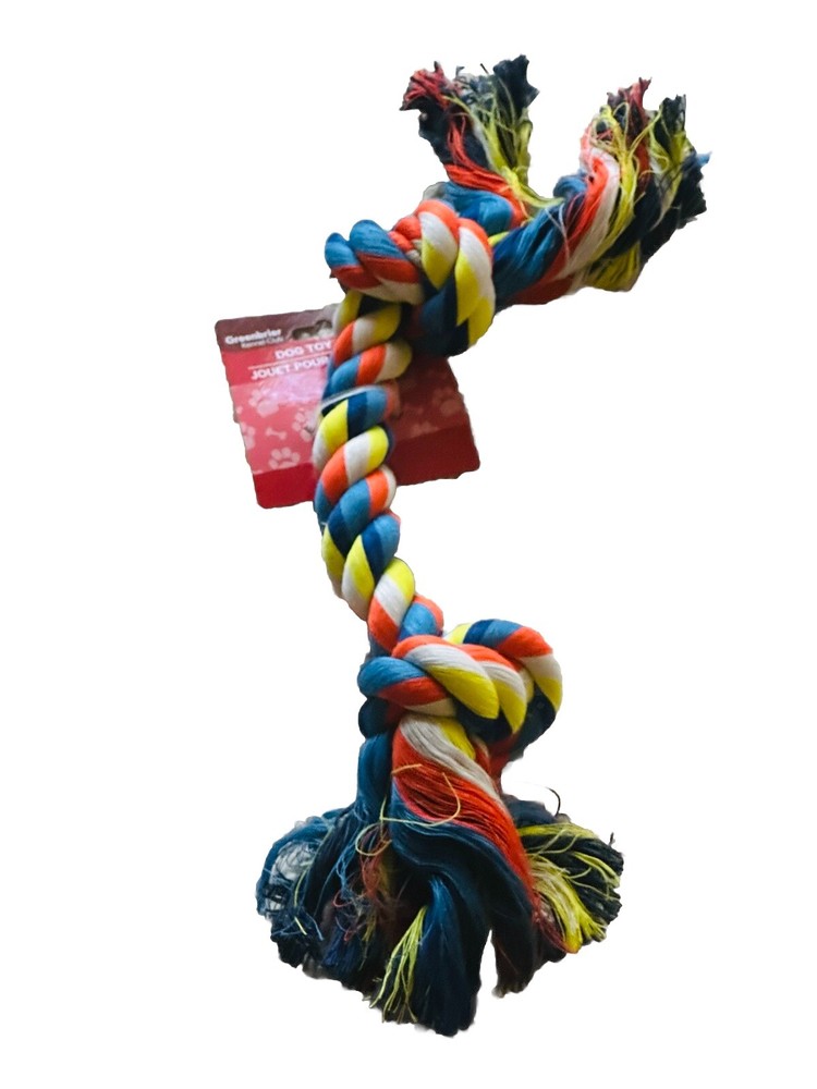 Greenbriar Kennel Club Dog Rope Toy Multicolored Interactive Heavy Duty