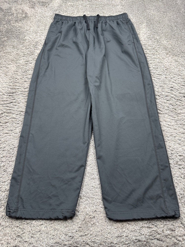 Nike Track Pants Men 2XL Gray Baggy Loose Dri-Fit Sportswear Windbreaker Vtg 90s