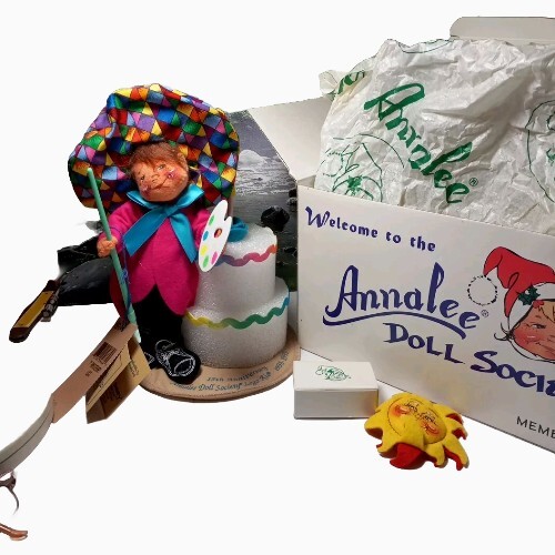Annalee Doll Society 15th Anniversary Membership Kit    New In Original Box Vtg