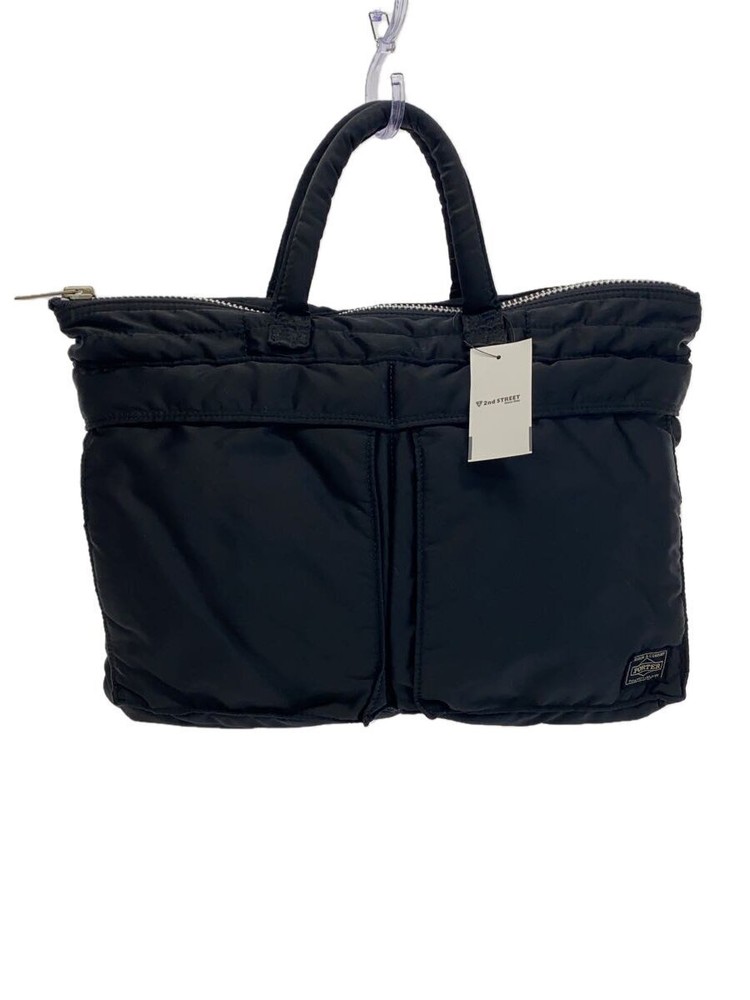 Porter Tanker Briefcase Black 29x36cm Used Minor Scuffs