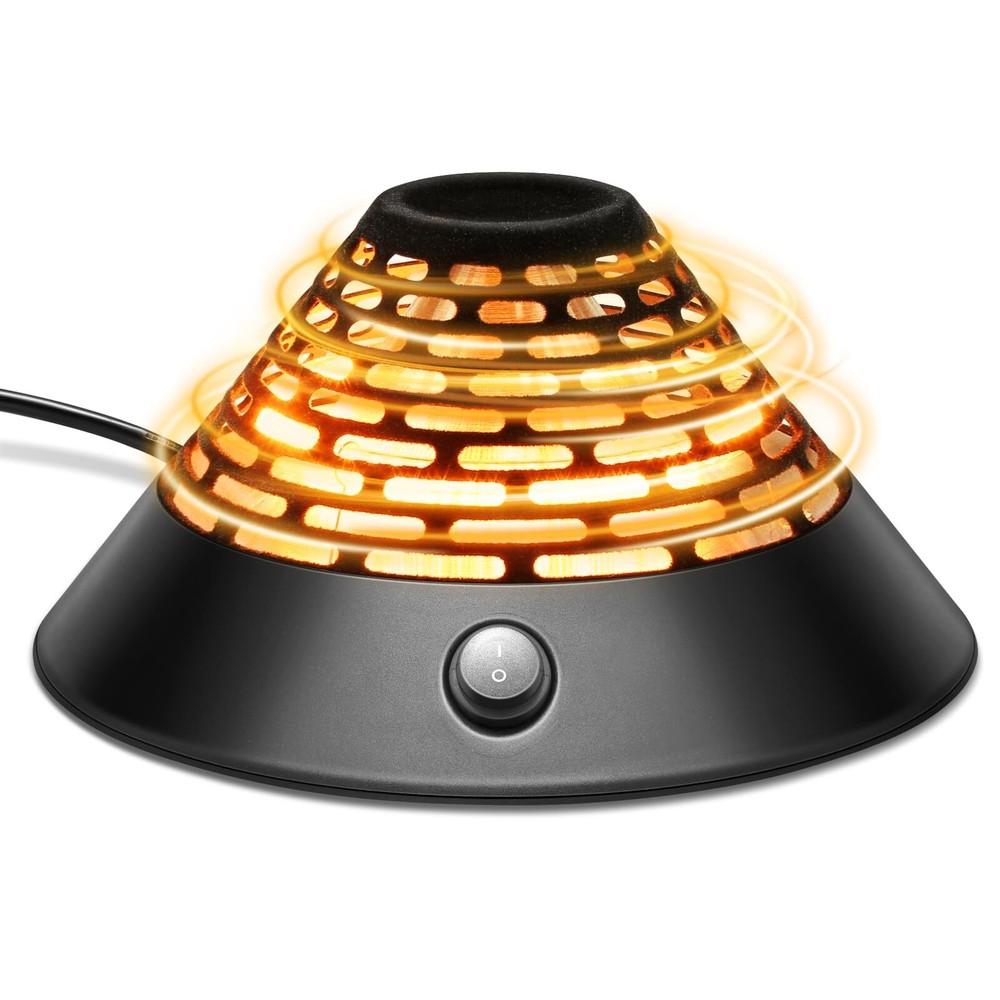 Calentadores Radiantes Eléctricos, Calentador Infrarrojo 400W para Uso en Interior, Portátil Elect...