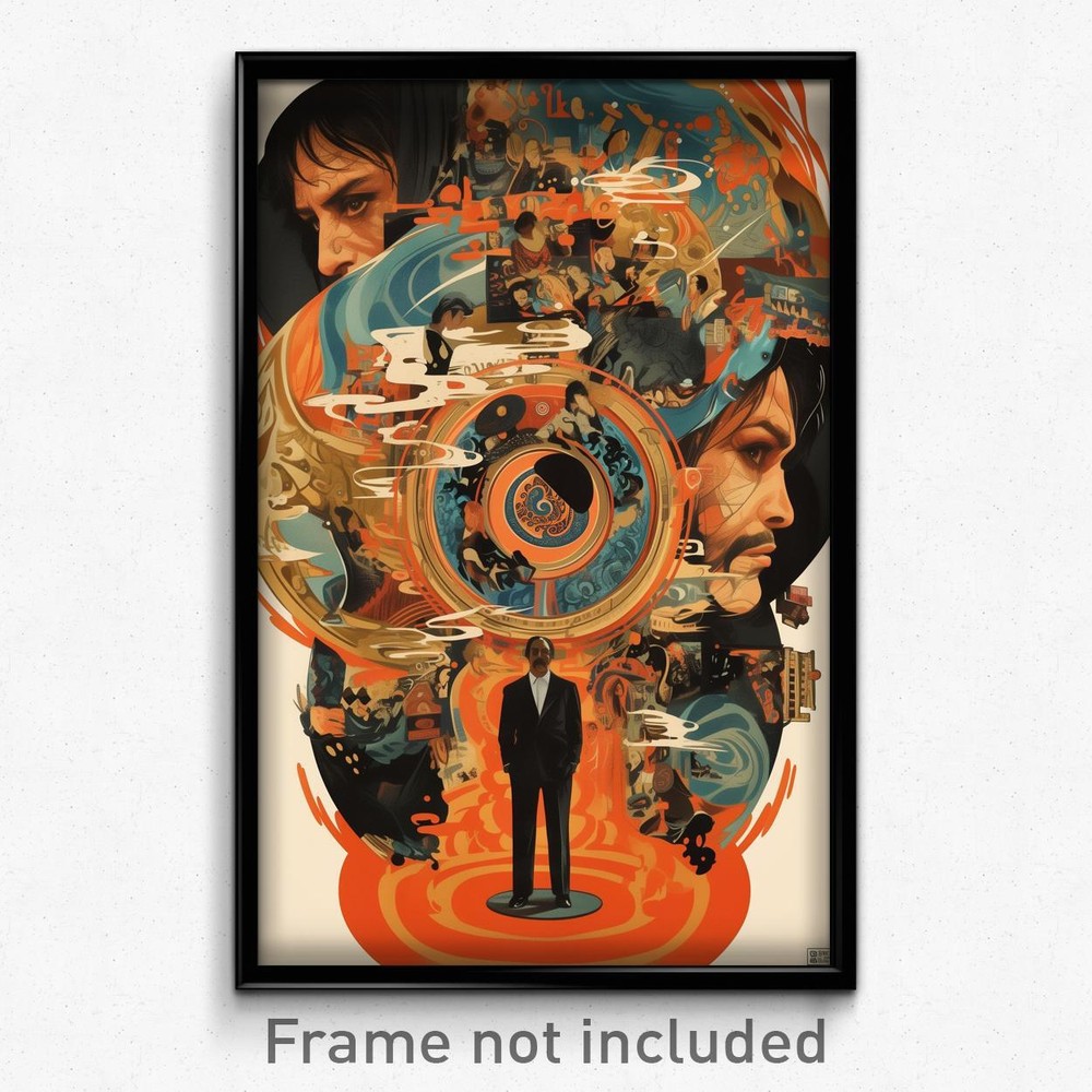 Brazilian Movie Poster - Musty School (Brazil Psychedelic Art Retro Film Print)