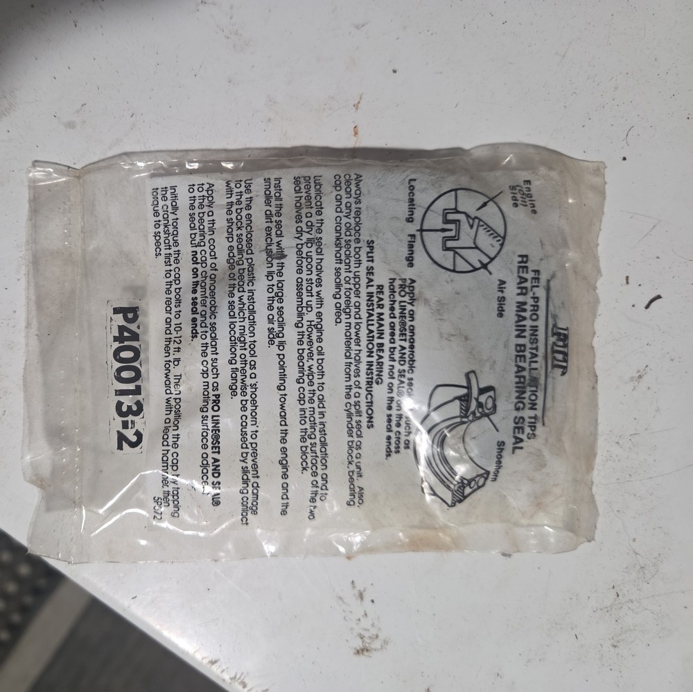 # P40013-2 NEW Fel-Pro Rear Main Bearing Seal