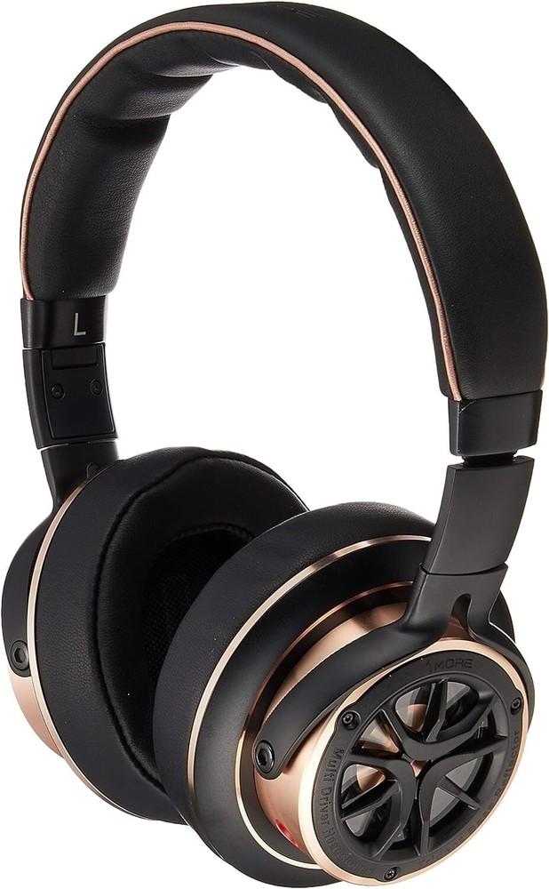 1MORE H1707 Triple Driver Over-Ear Hi-Res Headphones in Gold TA0224