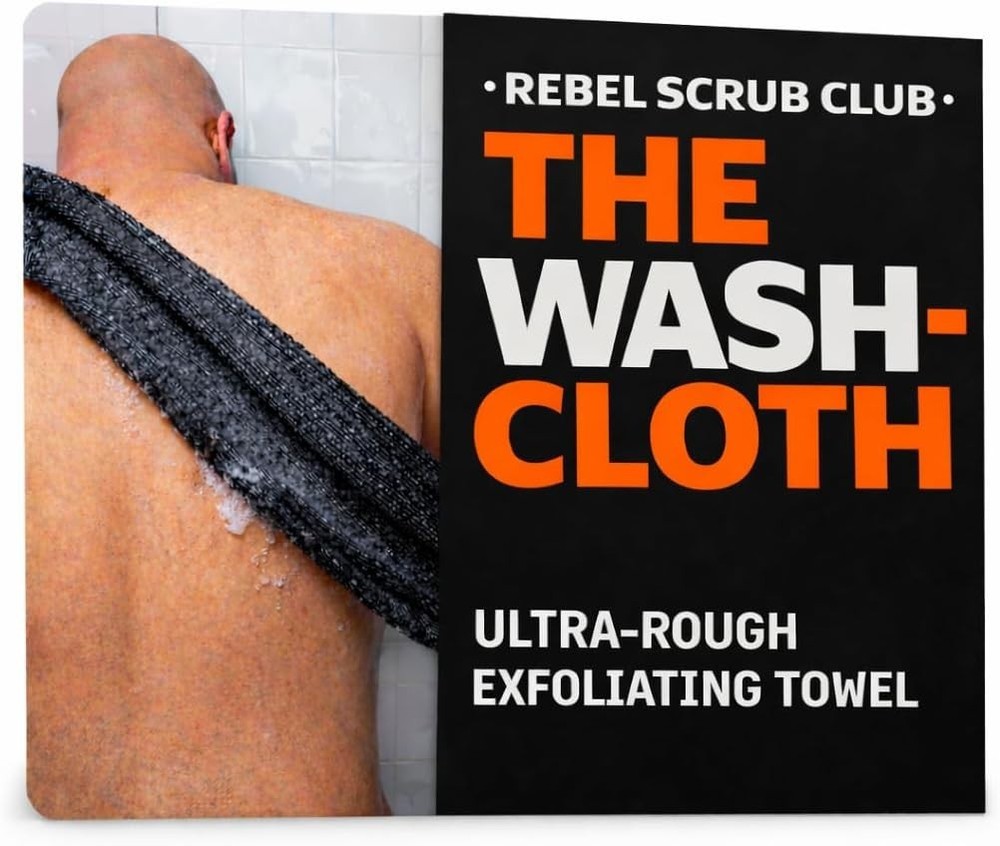Extra Rough Exfoliating Body Washcloth for Shower – Deep Clean Washcloth for Sho