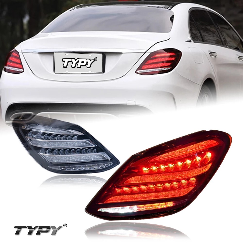 LED Taillights Rear Lamps Turn Signal for Mercedes C-Class W205 2015-2019