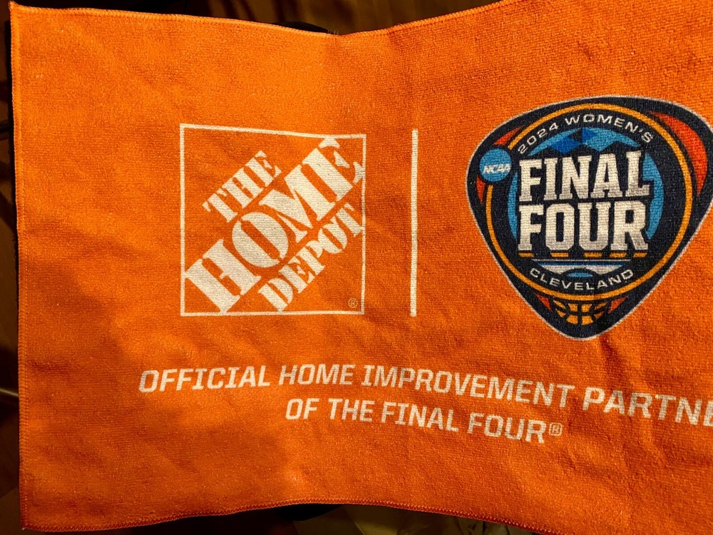 2024 Women's Final Four NCAA Basketball Home Depot Official Rally Towel
