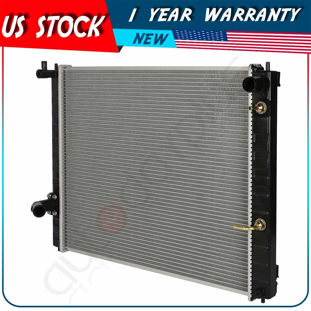 Aluminum Radiator Fits 2009-2012 Infiniti FX35 4-Door 3.5L Silver Crossflow