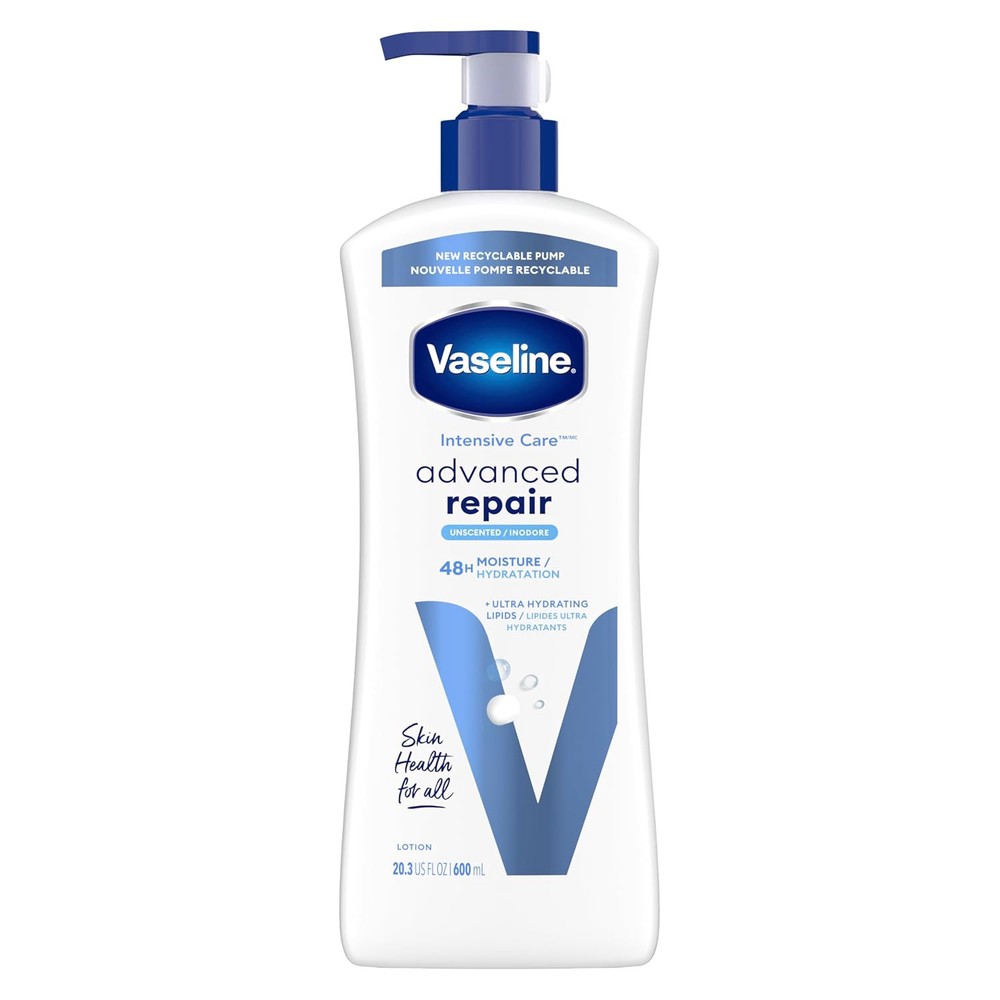 Vaseline Intensive Care Advanced Repair Moisture Lotion Unscented 20.3oz (2 Pk)