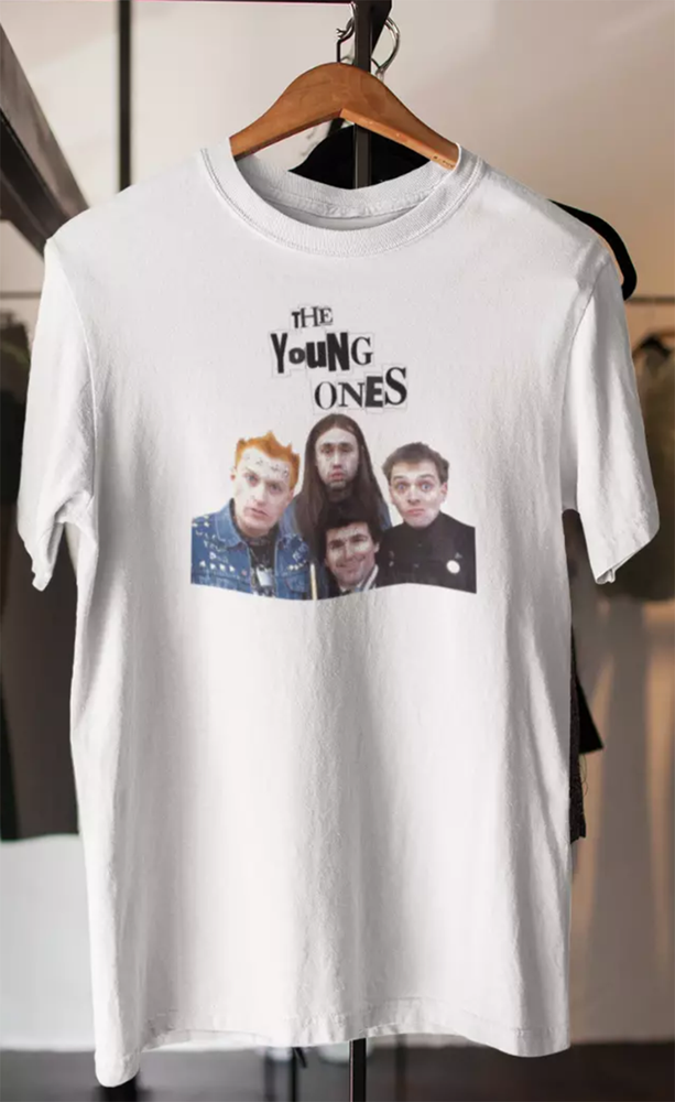 80s The Young Ones T-Shirt for Men in Sizes S to 5XL On Sale Now