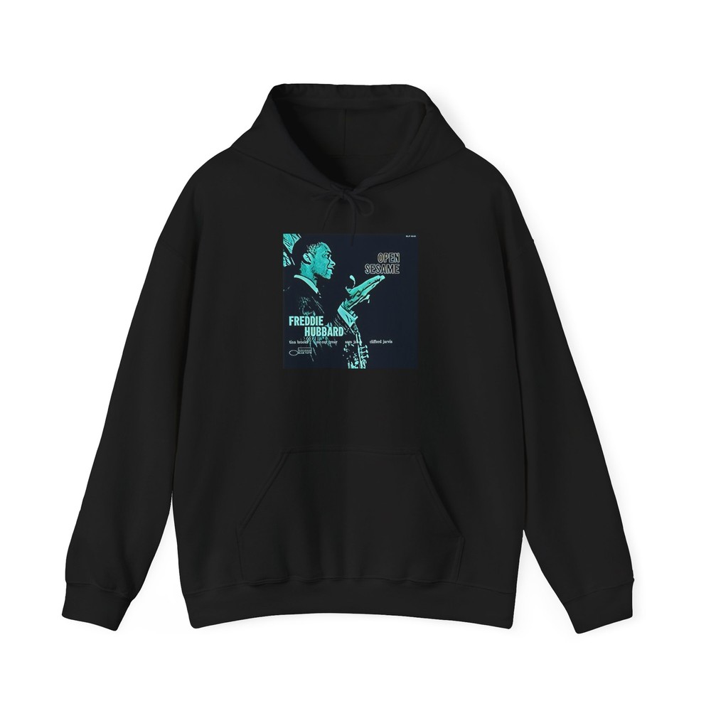 Freddie Hubbard Graphic Print Long Sleeve Unisex Heavy Blend™ Hooded Sweatshirt